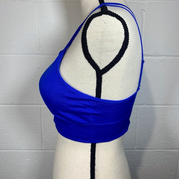 Itzon Strappy Blue Sports Bra LARGE/EXTRA LARGE - Picture 5 of 9